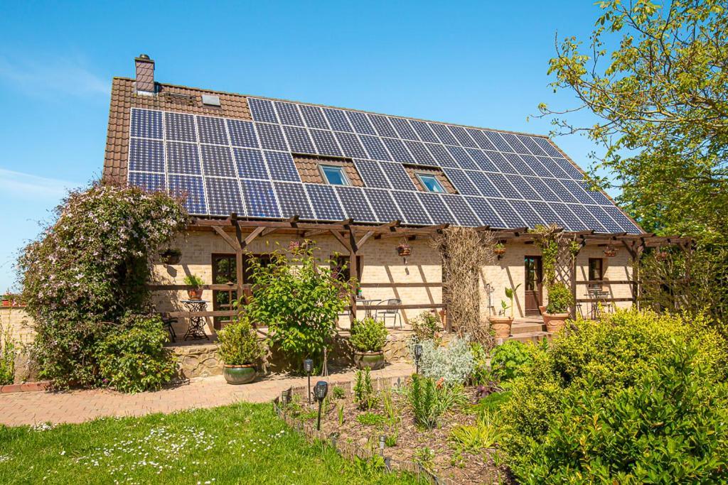 Ferienwohnung Am Walnussbaum Parchtitz Exterior foto